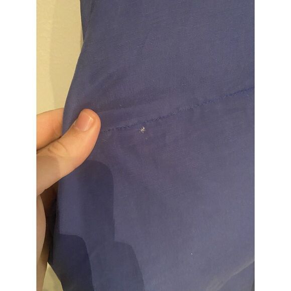 Eddie Bauer Womens Medium Goose Down Puffer Jacket Purple Vintage Short Cropped - Picture 4 of 10